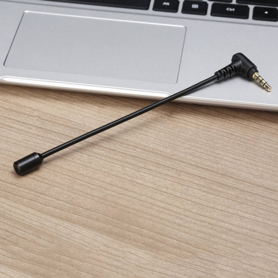 BOYA BY-UM4 3.5mm Interface Plug Live Show Omni-directional Condenser Mic Mini Flexible Microphon...