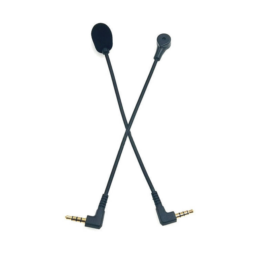 ZJ033MR-03 15.5cm 4 Level Pin 3.5mm Angle Head Plug Gaming Headset Sound Card Live Microphone