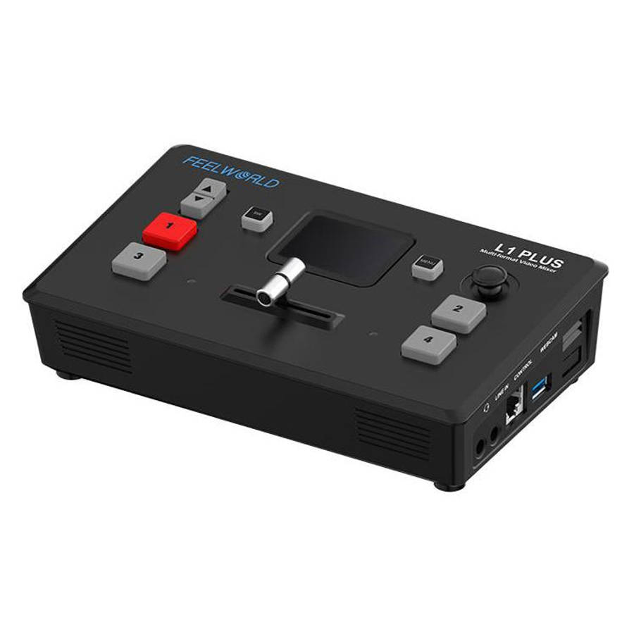 FEELWORLD L1 PLUS Multi-camera Video Mixer Switcher Touch Screen PTZ Control USB3.0 Fast Streamin...