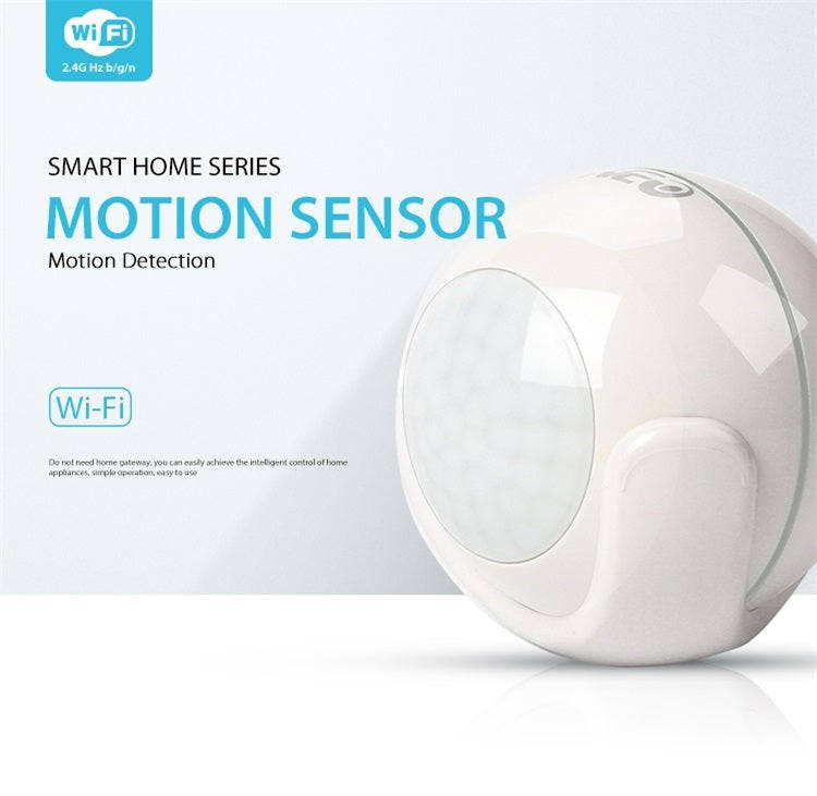 NEO NAS-PD01W Wireless WiFi PIR Detector Motion Sensor, Support Android / IOS systems & Ultra-bri...