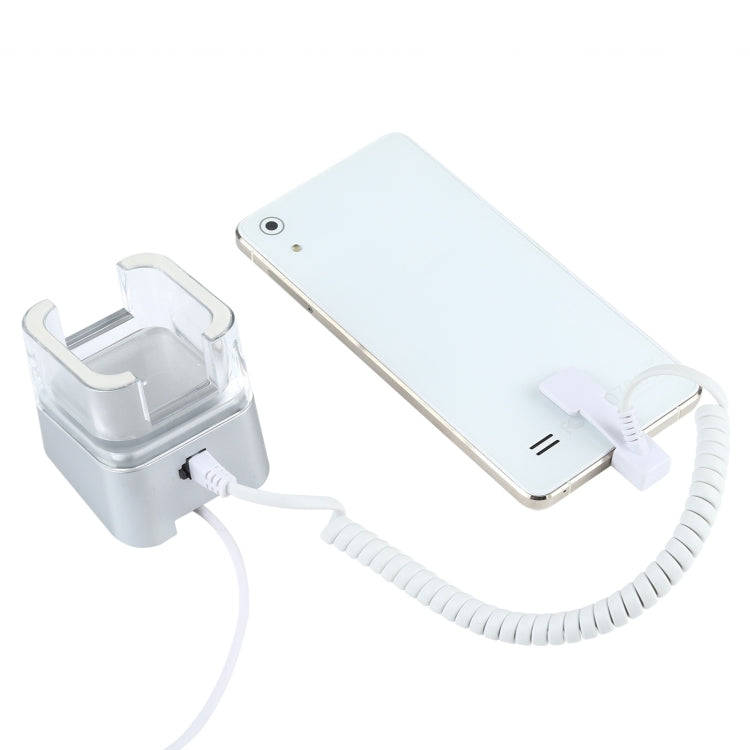 Mobile Phone Anti-theft Alarm Display Stand with Remote Control for Mobile Phones with Micro-USB ...