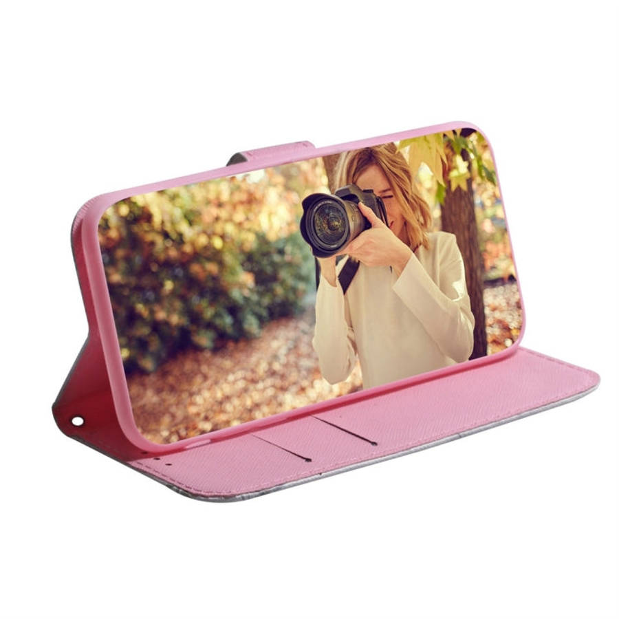 Magnolia Flower Pattern Coloured Drawing Horizontal Flip Leather Case for Motorola Moto G7 / Moto...