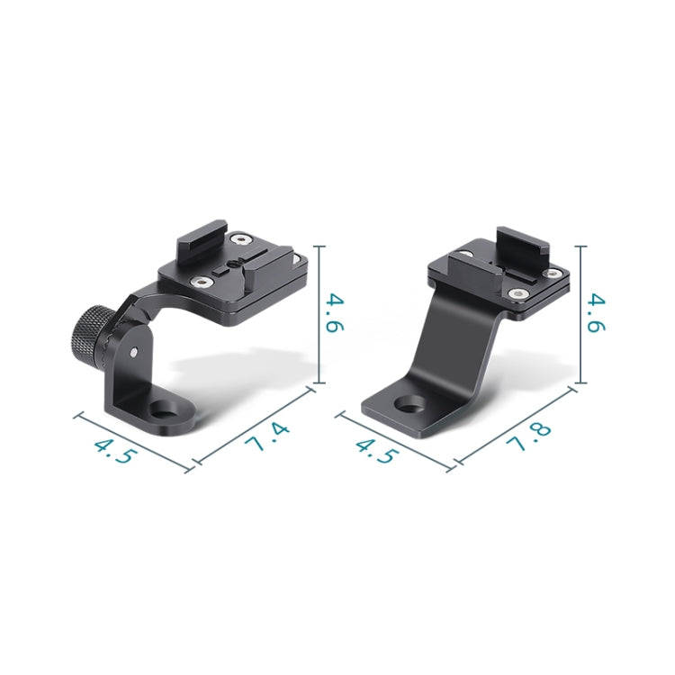 RUIGPRO Motorcycle Handlebar Alloy Phone Bracket for GoPro, Insta360, DJI and Other Action Camera...