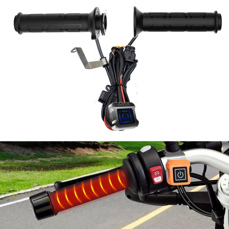 WUPP ZH-983C1 Motorcycle Modified Intelligent Electric Heating Hand Cover Heated Grip Handlebar w...