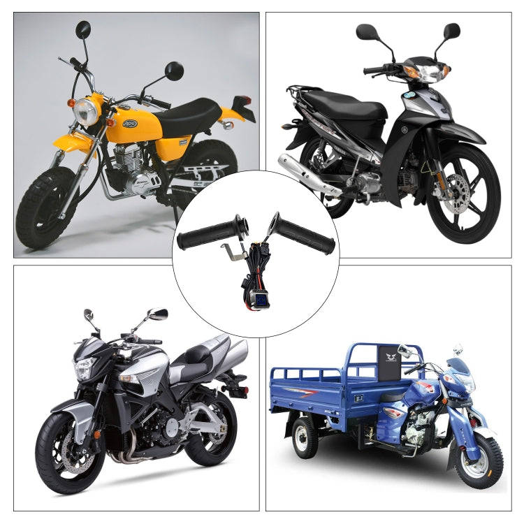 WUPP ZH-983C1 Motorcycle Modified Intelligent Electric Heating Hand Cover Heated Grip Handlebar w...