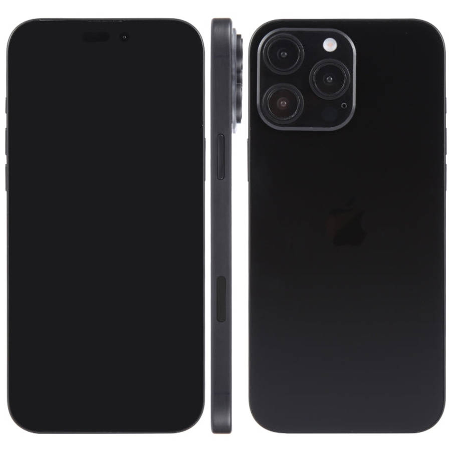For iPhone 16 Pro Black Screen Non-Working Fake Dummy Display Model (Black)