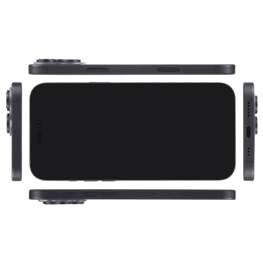 For iPhone 16 Pro Black Screen Non-Working Fake Dummy Display Model (Black)