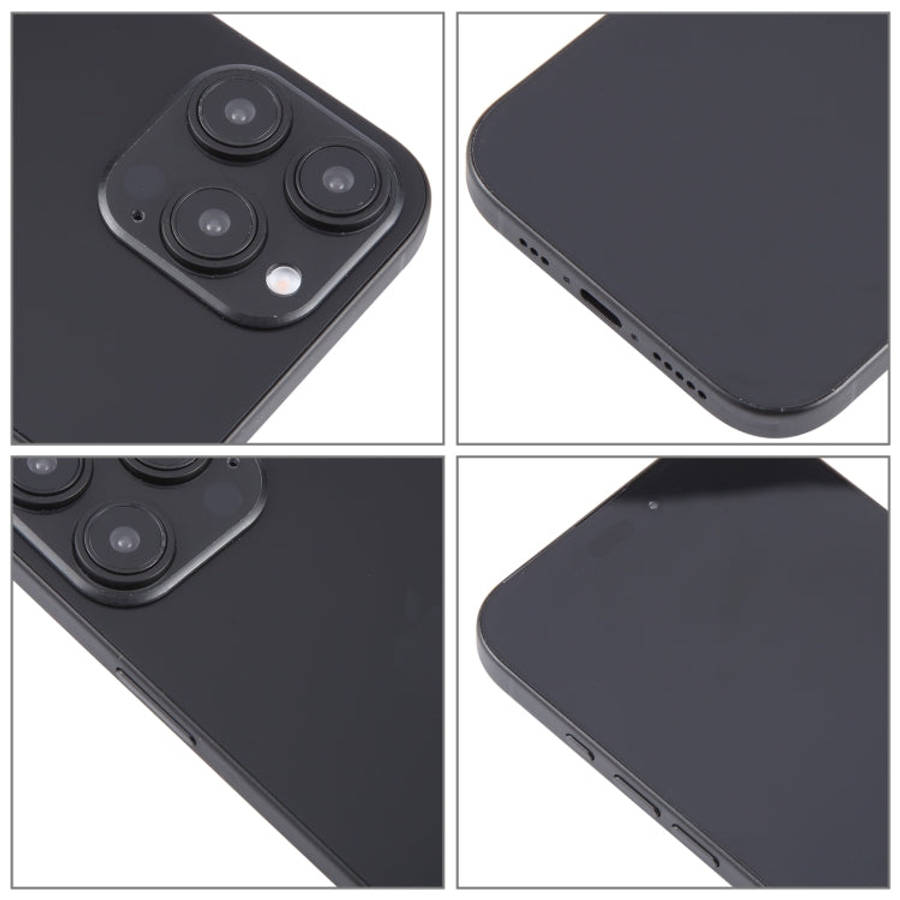 For iPhone 16 Pro Black Screen Non-Working Fake Dummy Display Model (Black)
