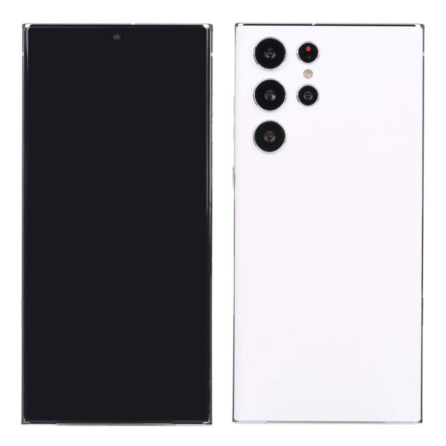 For Samsung Galaxy S22 Ultra 5G Black Screen Non-Working Fake Dummy Display Model(White)