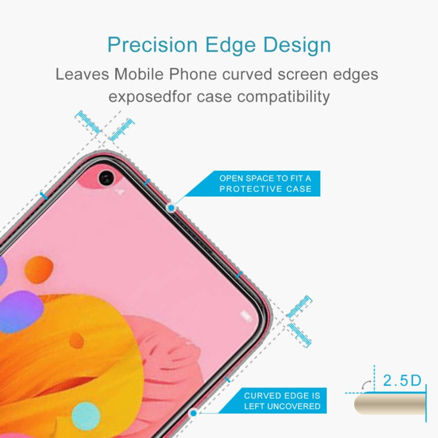 100 PCS 0.26mm 9H 2.5D Tempered Glass Film for Huawei nova 5/Nova 5 pro