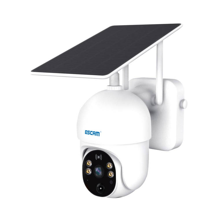 ESCAM QF255 2.0 Million Pixels 1080P HD WiFi Solar Camera, Support Two-way Voice & PIR Motion Det...