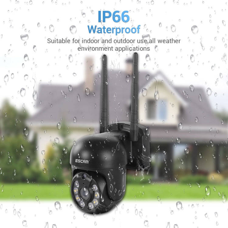 ESCAM WNK618 3.0 Million Pixels 8-channel Wireless Dome Camera HD NVR Security System, Support Mo...