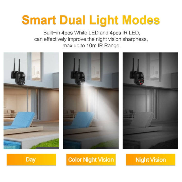 ESCAM WNK610 3.0 Million Pixels Wireless Dome IP Camera, Support Motion Detection & Two-way Audio...