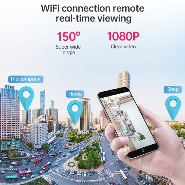 A9 1080P WiFi Wireless Network Camera Wide-angle Recorder (Black)