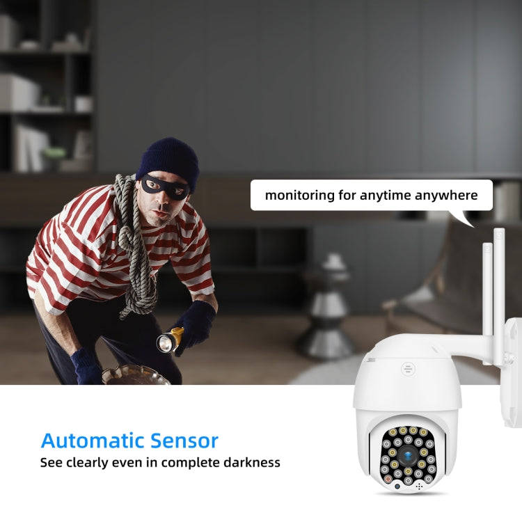 QX18 1080P HD WiFi IP Camera, Support Night Vision & Motion Detection & Two Way Audio & TF Card, ...