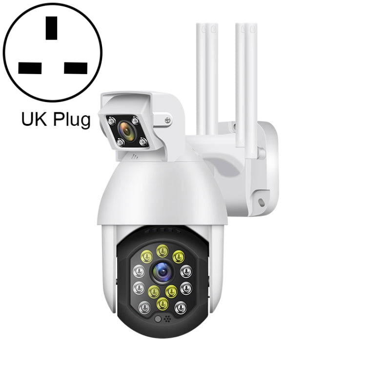 QX41 1080P 2.0MP Dual Lens IP66 Waterproof Panoramic PTZ WIFI Camera, Support Day and Night Full ...