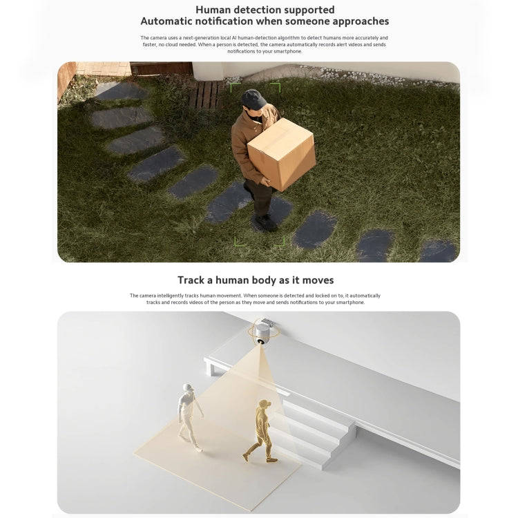 Original Xiaomi CW300 4MP Outdoor Camera IP66 Waterproof Full Color Night Vision WiFi Camera, US ...
