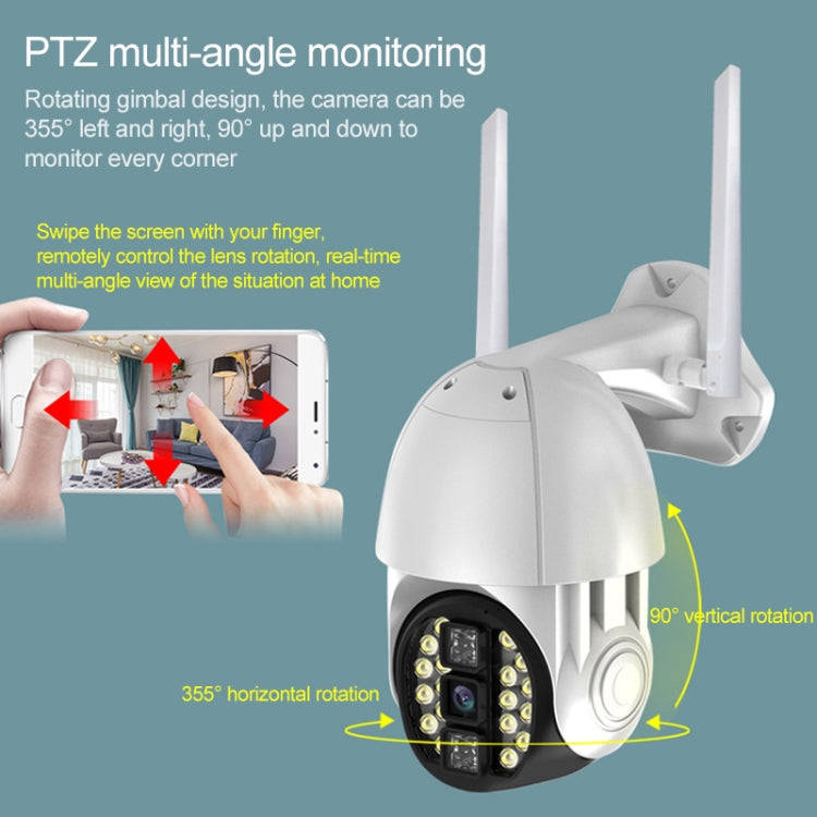 Q20 Outdoor Mobile Phone Remotely Rotate Wireless WiFi HD Camera, Support Three Modes of Night Vi...