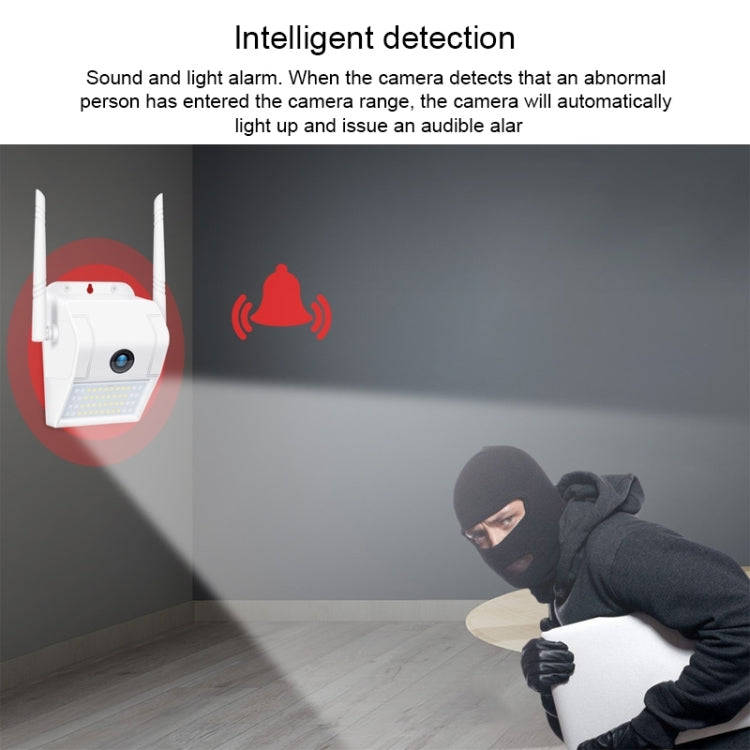 DP11 2 Megapixel IP66 Waterproof Wall Light Wireless IP Camera, Support Multiple Night Vision & M...
