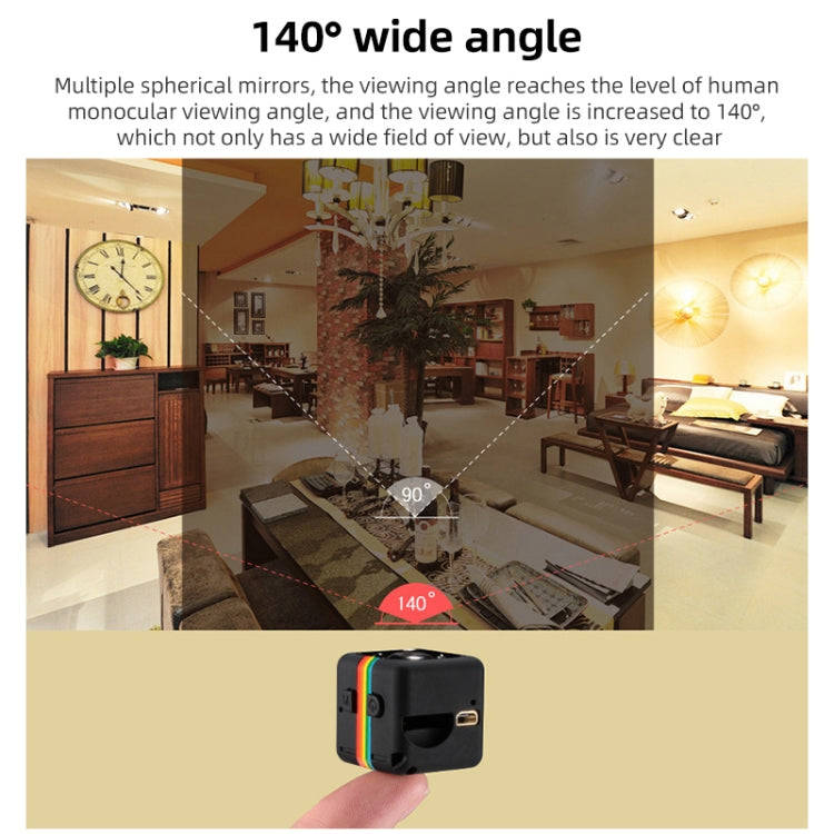SQ11 Mini DV HD 960P 6 LEDs Sport Recorder Camera with Holder, Support Monitor Detection & IR Nig...