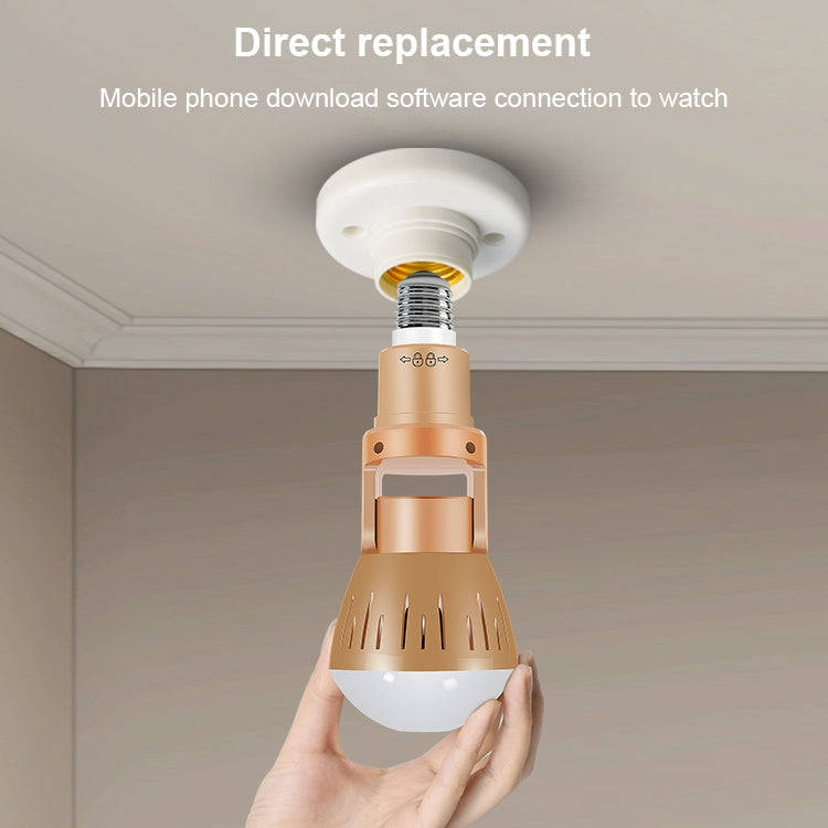 DP3 1.3 Megapixel Panoramic Universal Light Bulb Camera Mobile Phone Remote Installation Home Net...