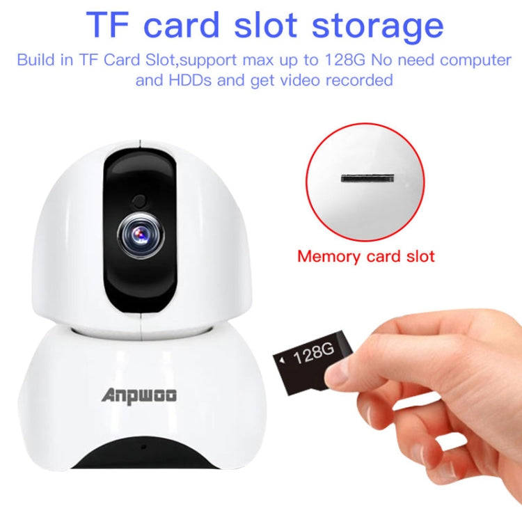 Anpwoo-YT003 2.0 Mega 3.6mm Lens Wide Angle 1080P Smart WIFI Monitor Camera , Support Night Visio...