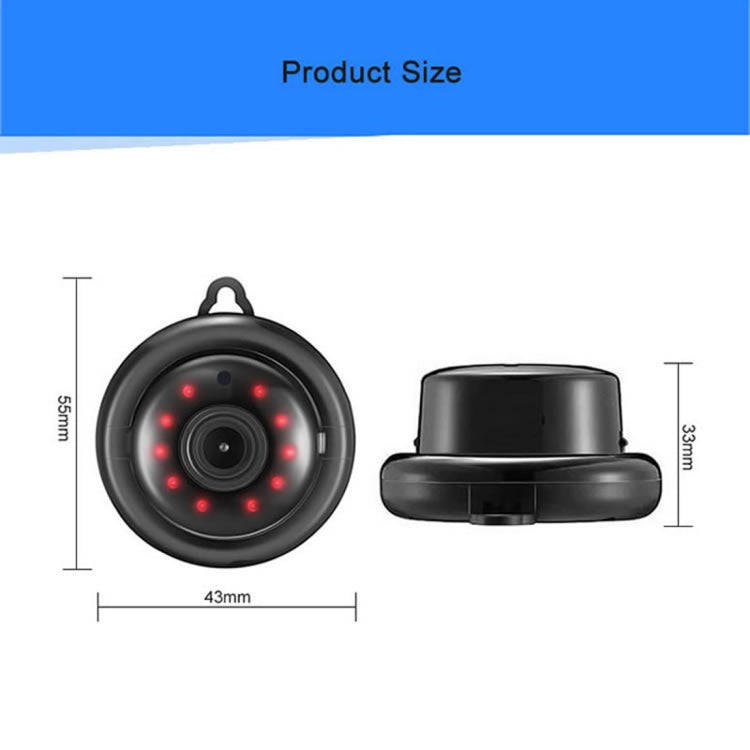 Anpwoo MN001 3518Ev200 1.0 MP Mini HD WiFi IP Camera with 6 PCS Infrared LEDs, Support Motion Det...