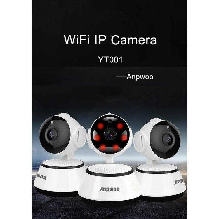 Anpwoo YT001 720P HD WiFi IP Camera with 6 PCS Infrared LEDs, Support Motion Detection & Night Vi...