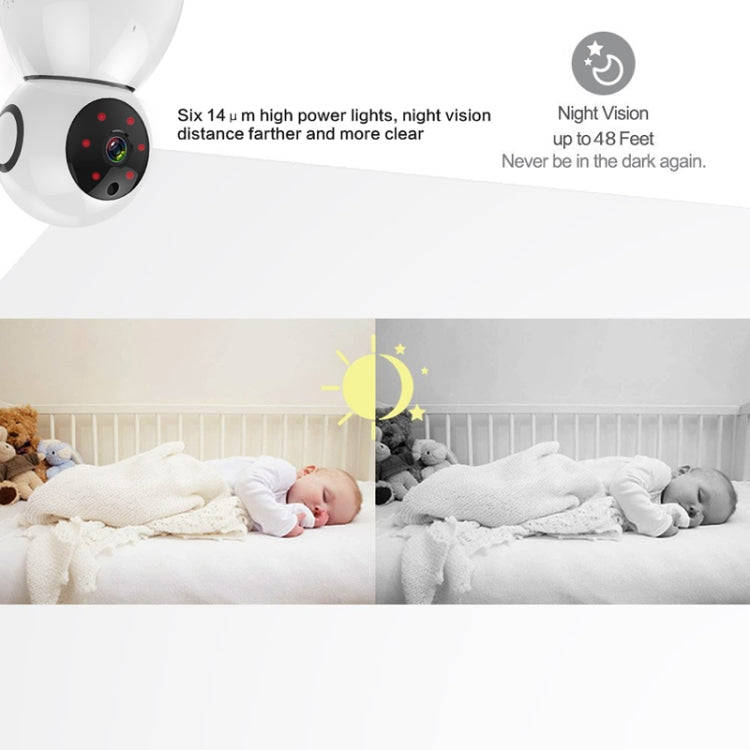 Anpwoo Snowman 1080P HD WiFi IP Camera, Support Motion Detection & Infrared Night Vision & TF Car...