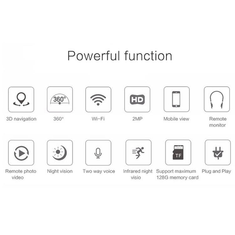 Anpwoo Hercules GM8135+SC2145 1080P HD WiFi IP Camera, Support Motion Detection & Infrared Night ...