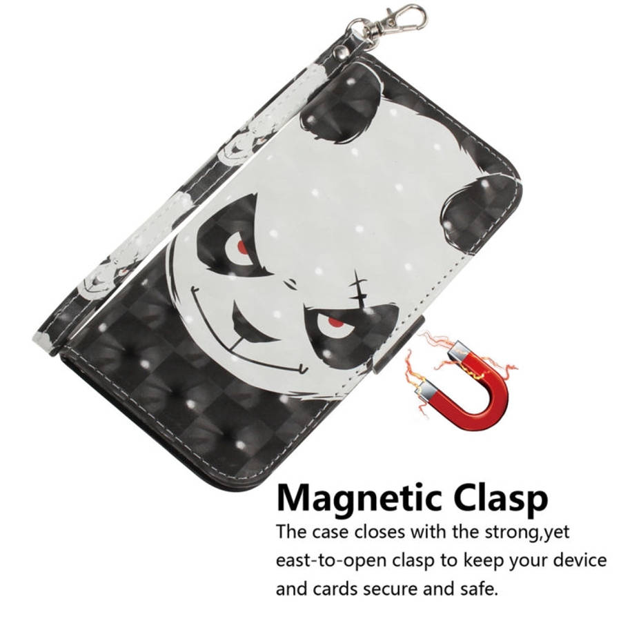 3D Colored Drawing Angry Bear Pattern Horizontal Flip Leather Case for Nokia 3.2, with Holder & C...
