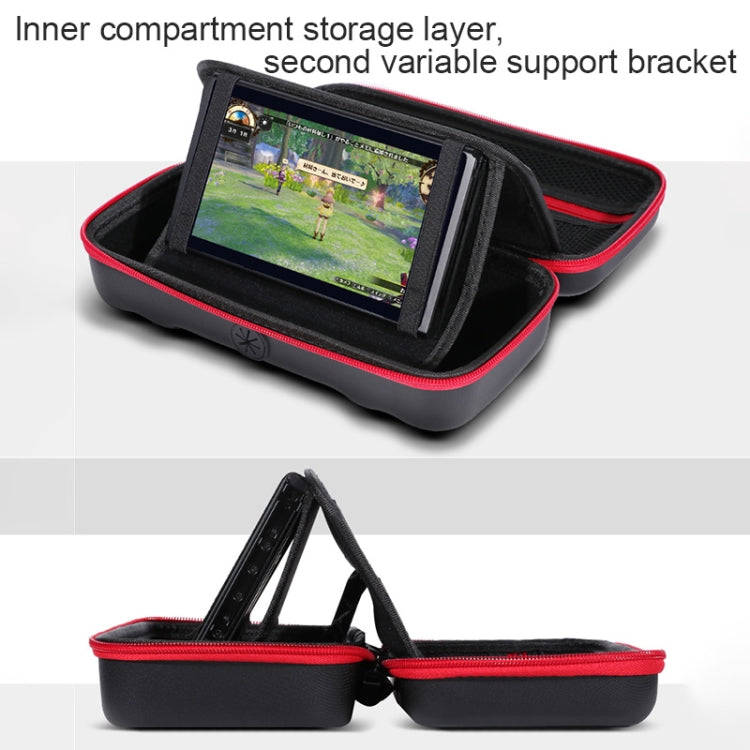 Portable EVA Storage Bag Protective Case Handbag with Holder Function for Nintendo Switch Console...