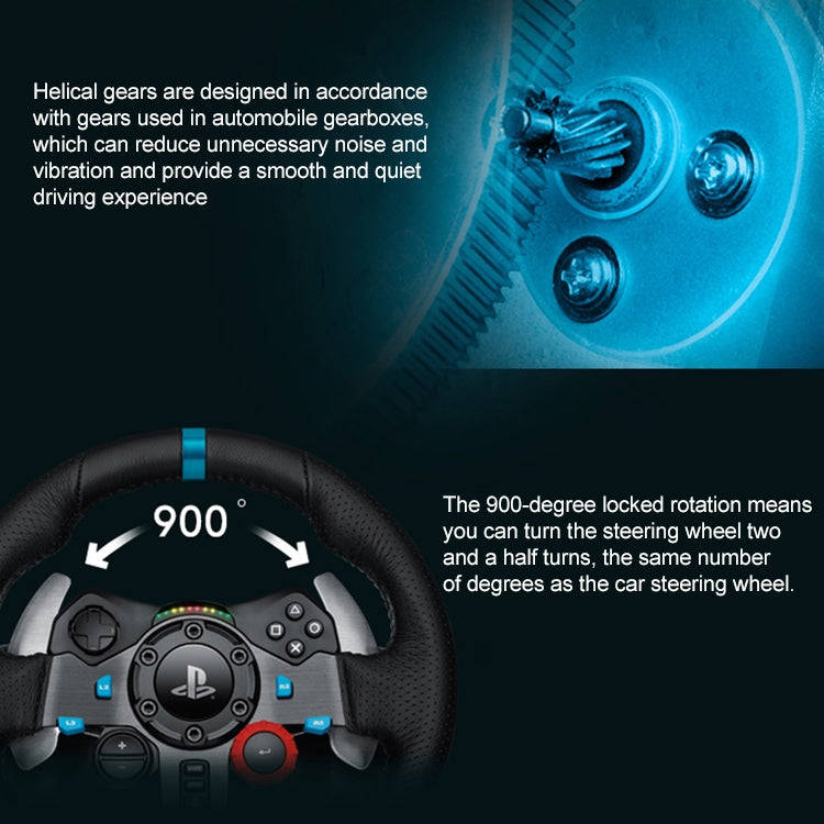 Logitech G29 Game Racing Steering Wheel Pedal Shift Lever for PS3 / PS4 / PS5