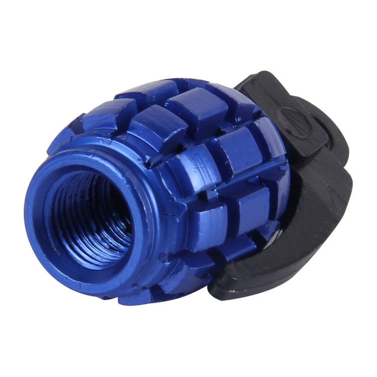 4 PCS Universal Car Tire Valve Caps(Dark Blue)