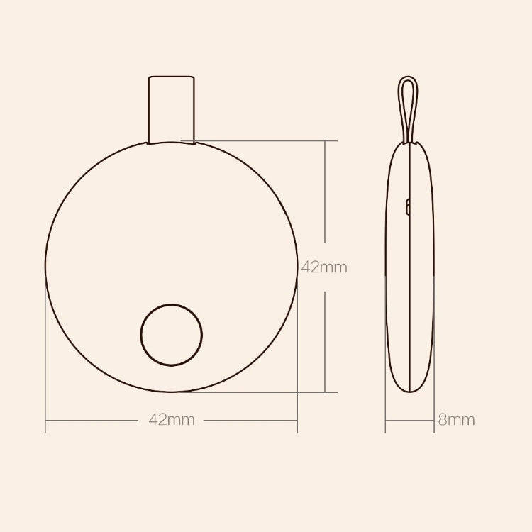 Original Xiaomi Youpin Ranres Intelligent Anti-lost Device Two-way Search Bluetooth Alarm Smart P...