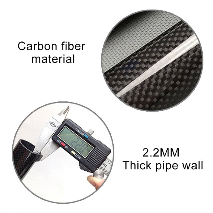 TOSEEK 3K Carbon Fiber Mountain Bike Road Bike Bicycle Seat Tube Seatpost Seat Fitting Seat Pole ...