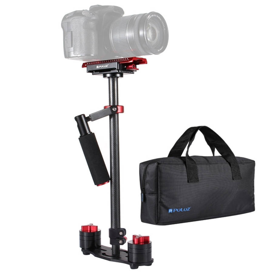 PULUZ 38.5-61cm Carbon Fibre Handheld Stabilizer for DSLR & DV Digital Video & Cameras, Load Rang...