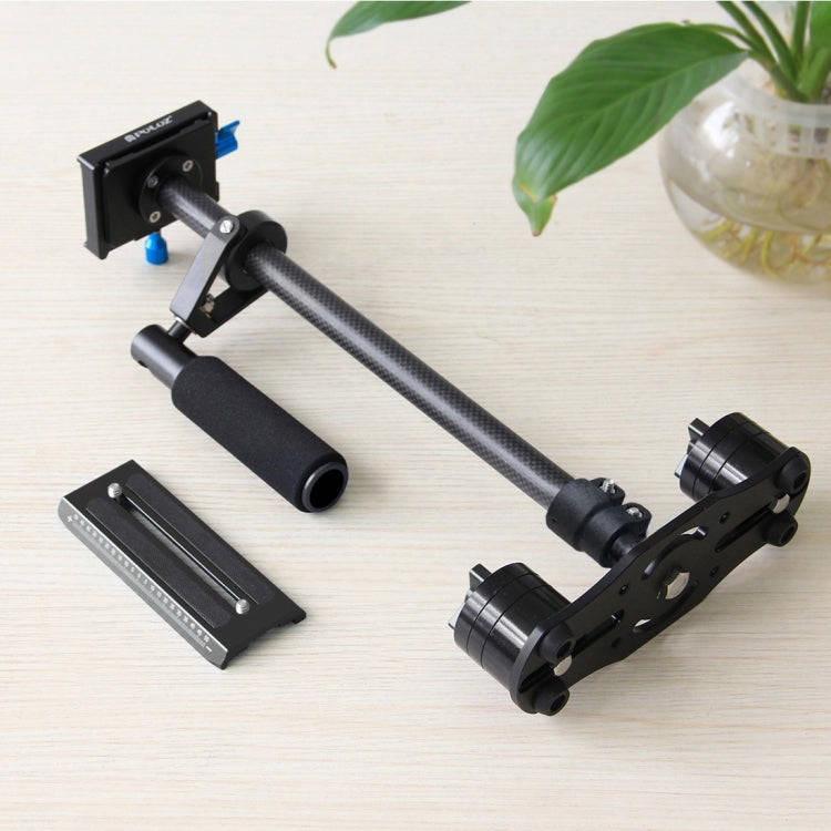 PULUZ 38.5-61cm Carbon Fibre Handheld Stabilizer for DSLR & DV Digital Video & Cameras, Load Rang...