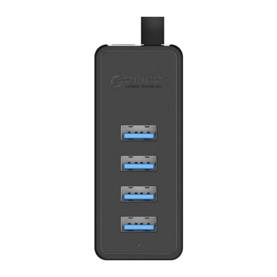 ORICO W5P-U3-100 4-Port USB 3.0 Desktop HUB with 100cm Micro USB Cable Power Supply(Black)