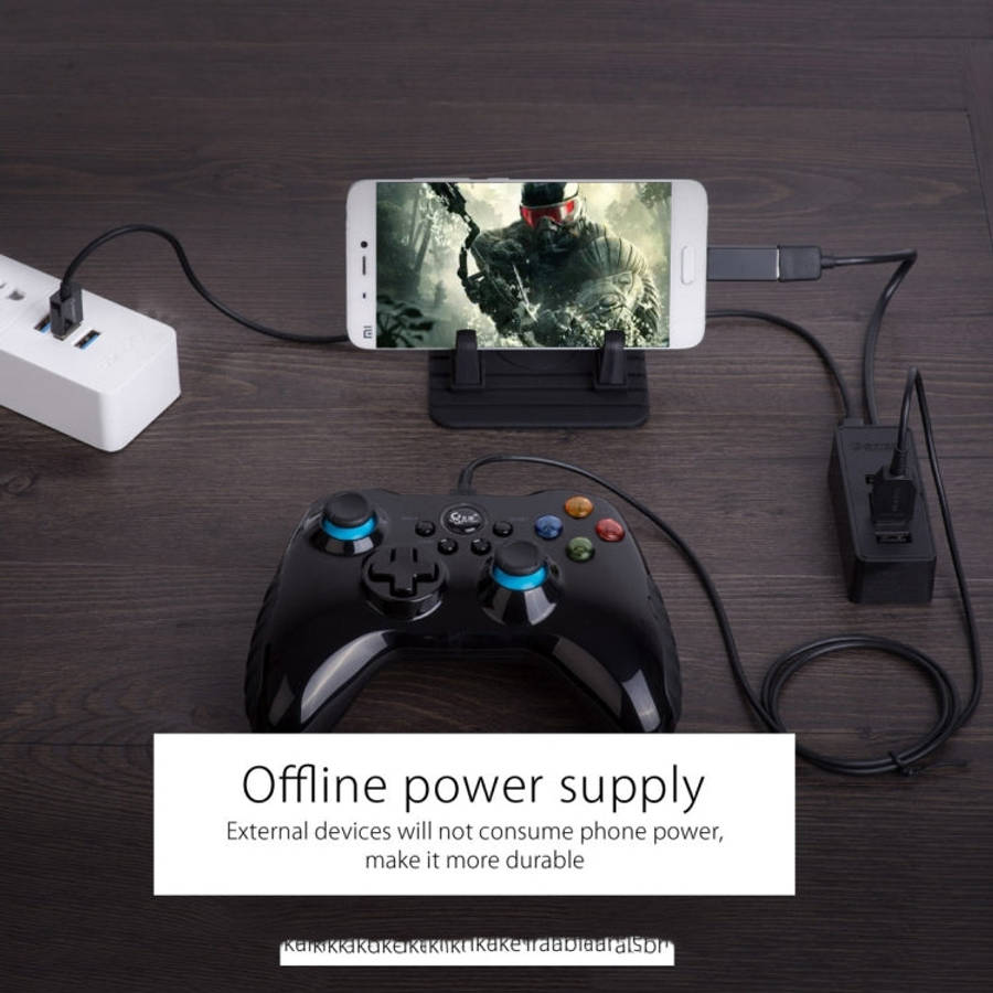 ORICO W5P-U3-100 4-Port USB 3.0 Desktop HUB with 100cm Micro USB Cable Power Supply(Black)