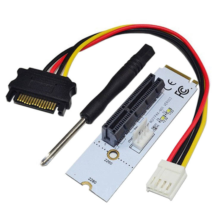 NGFF M.2 Key M to PCI-E 1X / 4X / 8X / 16X Graphics Card Mining Slot Adapter Riser Converter Card...
