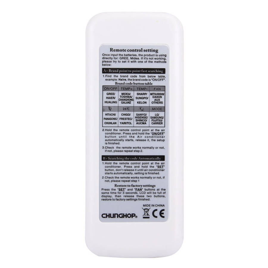 CHUNGHOP K-630E Universal LCD Air-Conditioner Remote Controller