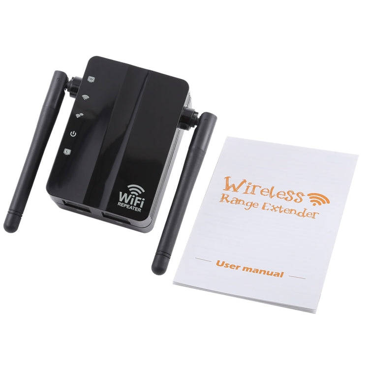 300Mbps Wireless-N Range Extender WiFi Repeater Signal Booster Network Router with 2 External Ant...