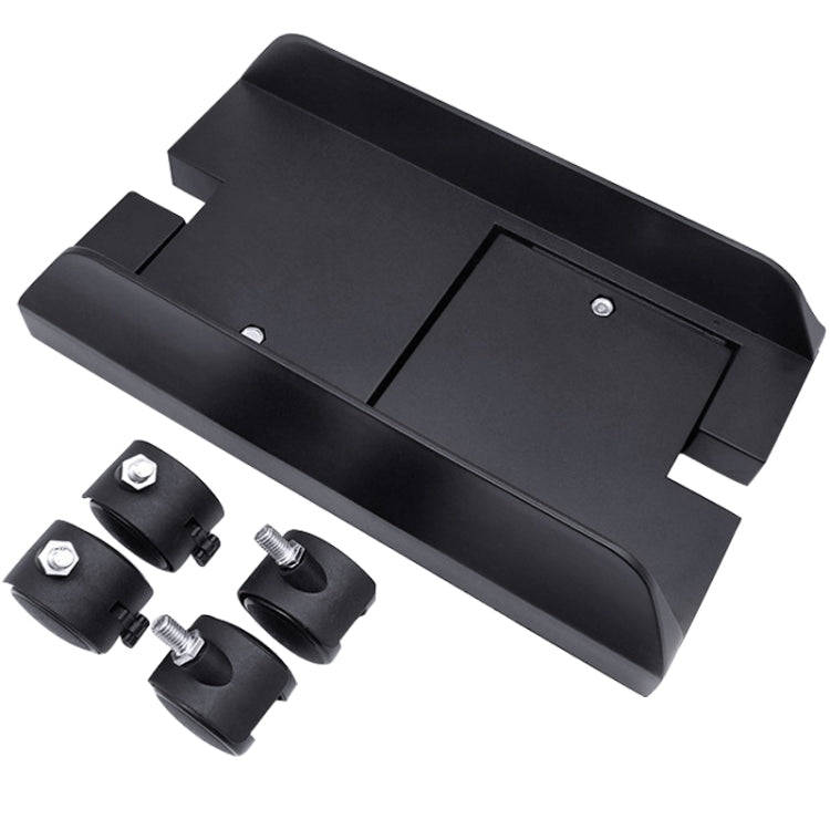 Computer Mainframe Host Adjustable Bracket  with Wheel, Size: S(Black)