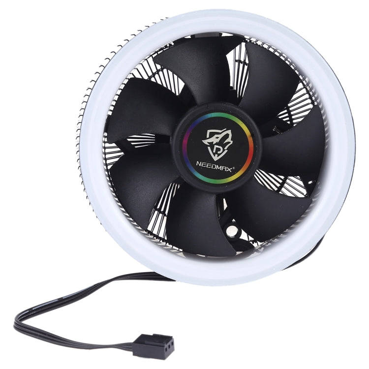 3 Pin Computer Components Chassis Fan Host Silent Cooling Fan with RGB Color Light for Intel: 177...