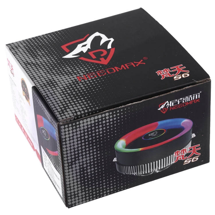 3 Pin Computer Components Chassis Fan Host Silent Cooling Fan with RGB Color Light for Intel: 177...