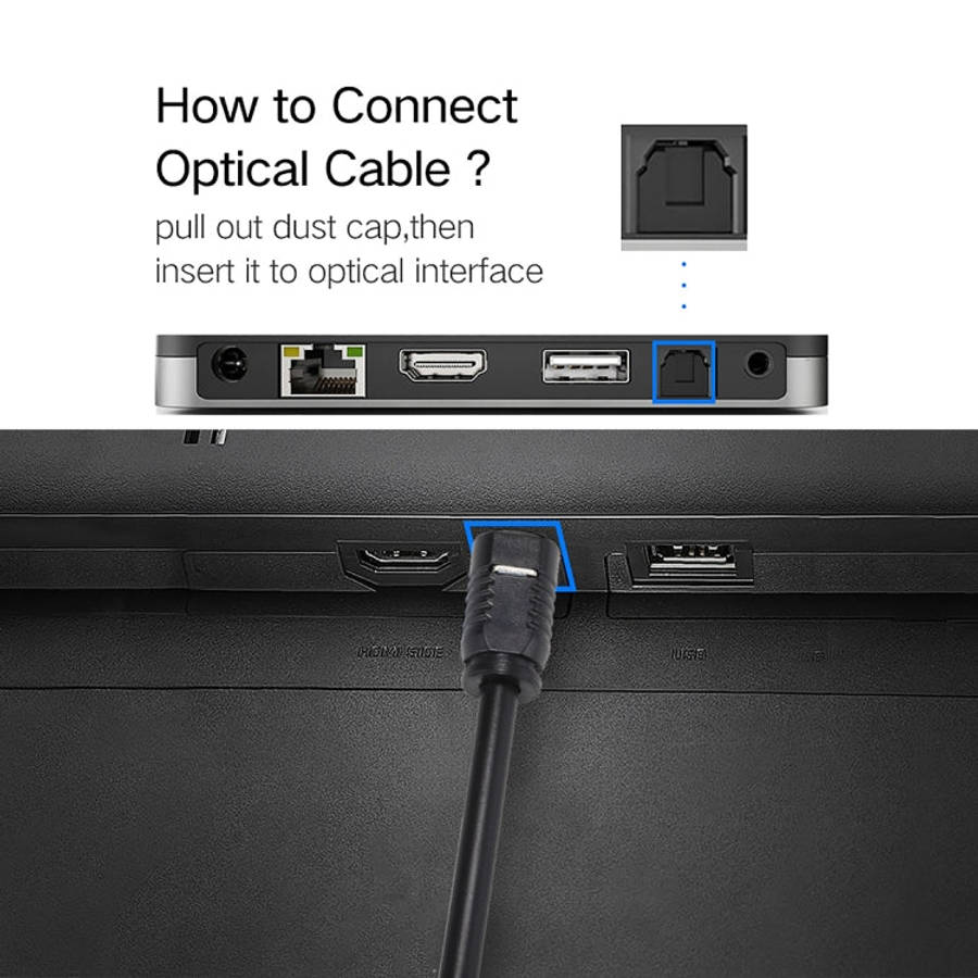 EMK 25m OD4.0mm Toslink Male to Male Digital Optical Audio Cable