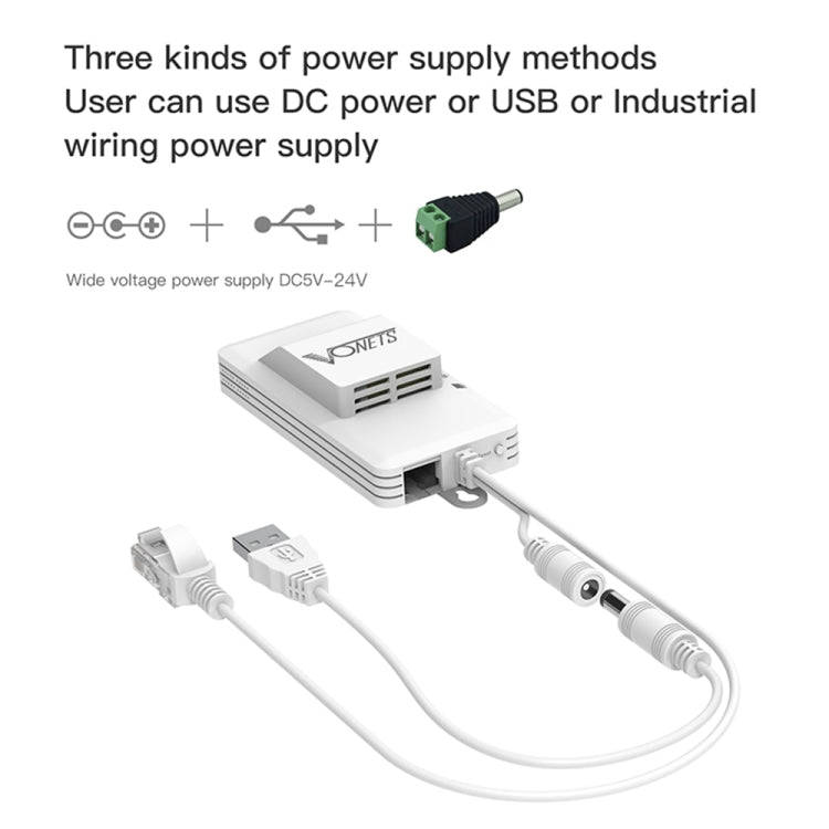 VONETS VAP11AC 5G / 2.4G Mini Wireless Bridge with Fan Version 300Mbps + 900Mbps WiFi Repeater, S...