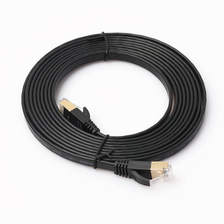 3m CAT7 10 Gigabit Ethernet Ultra Flat Patch Cable for Modem Router LAN Network - Built with Shie...