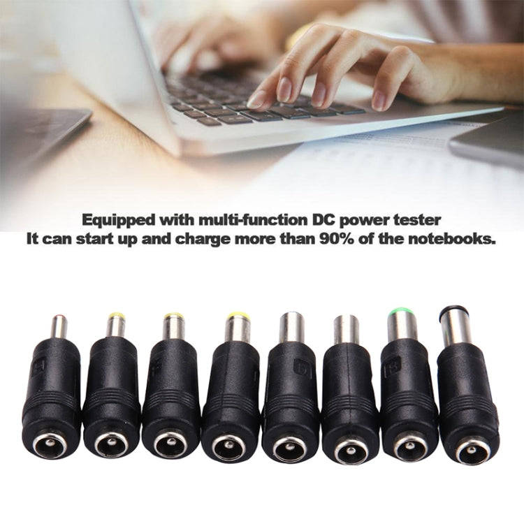 5.5x2.1mm Female to Multiple Male Interfaces 8 in 1 Power Adapters Set for HP / Sony / Acer / ASU...